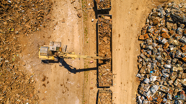 Industrial metal recycling 