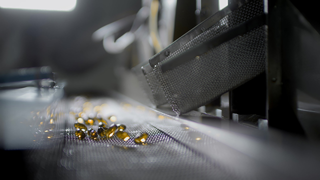 Fish oil capsules