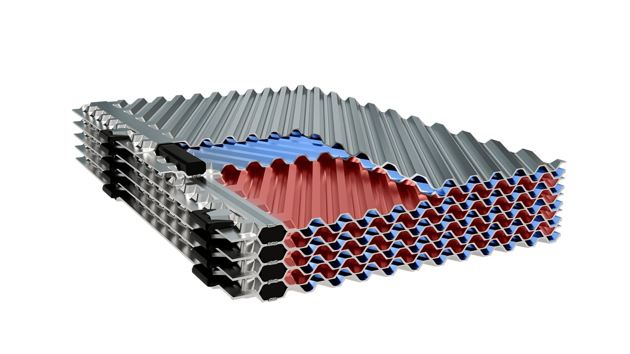 Close up of Alfa Laval's unique RefTight sealing system