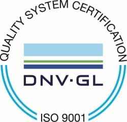 ISO 9001 DNV logo 250x240