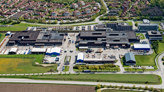 map Alfa Laval Gunnesbo Lund aerial view 640x360