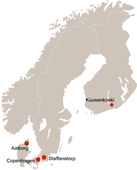 Service Centers i Norden